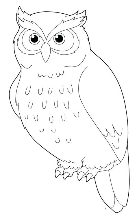 Snowy Owl Coloring Pages To Print Coloring Pages