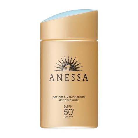 Shiseido Anessa Perfect UV Sunscreen Skin Care Milk SPF 50+ PA++++ 60ml ...