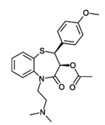 Structure of diltiazem. | Download Scientific Diagram