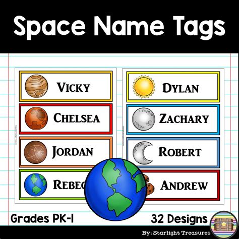 Elementary Grades, Primary Grades, Desk Name Tags, Space Names, Social ...