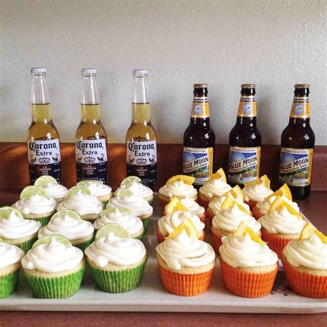 Come Fly With Us: Corona & Blue Moon Beer Cupcakes