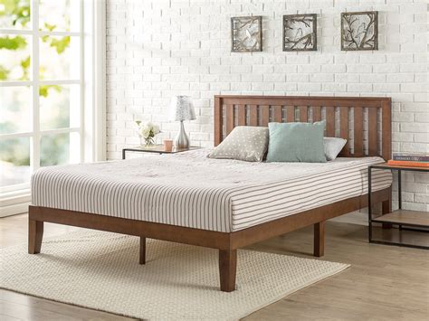 Zinus Vivek 37” Wood Platform Bed Frame with Headboard, King - Walmart ...