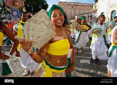 Salvador carnival in Pelourinho, Bahia, Brazil, South America Stock ...