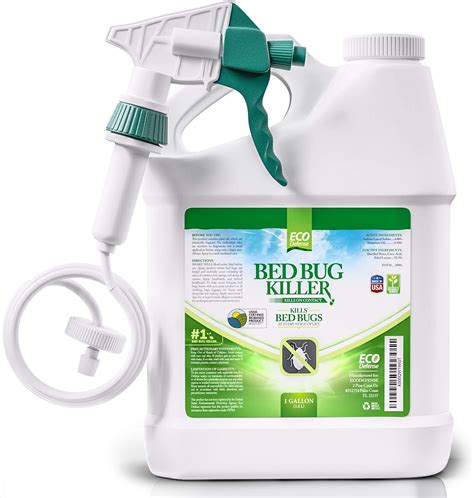 Eco Defense Bed Bug Spray - USDA Biobased Bed Bug Killer & Dust Mite S | Eco Defense