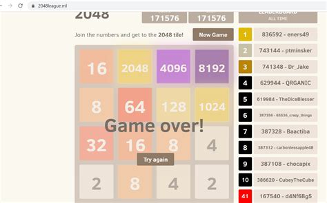 2048-high scores - Chess Forums - Chess.com