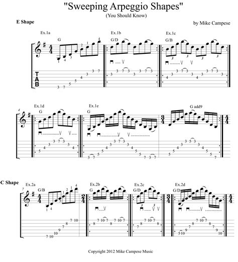 Sweeping Arpeggio Shapes (You Should Know) | Guitar Nine