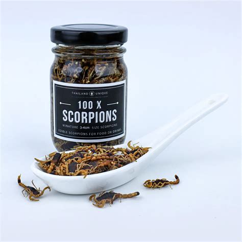 Small Edible Scorpions, bulk wholesale for food or drink garnishes