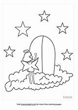 Heaven Coloring Pages Revelation Letter Printable Color Print  sketch template