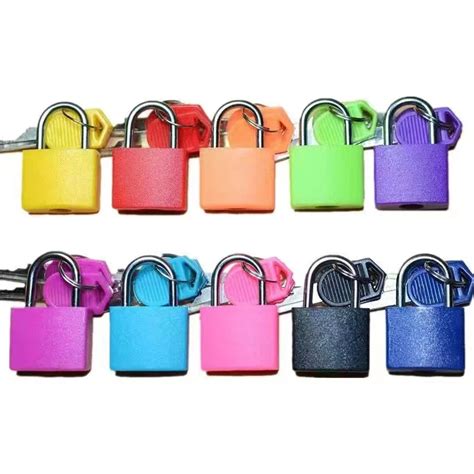 Small Mini Strong Steel Padlock Travel Suitcase Diary Lock Luggage Anti ...