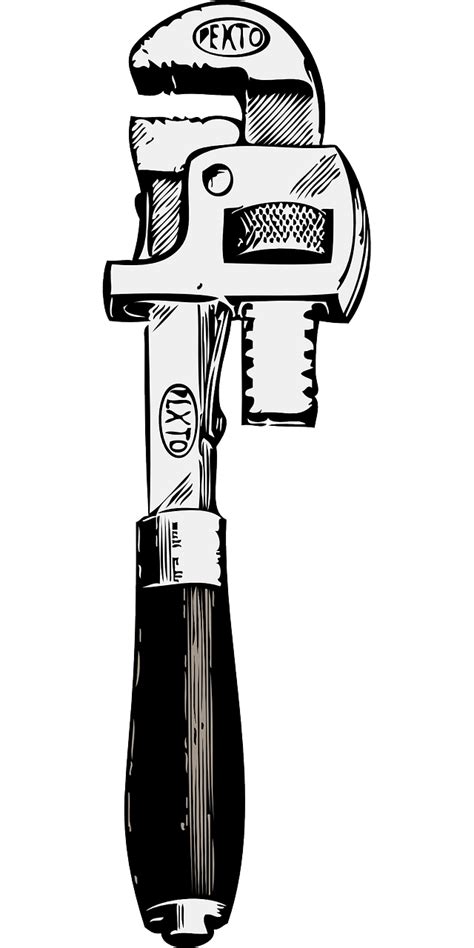 Pipe wrench Plumbing Clip art - Removable wrench png download - 640* ...