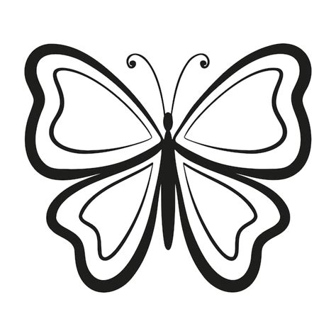 Black White Butterfly Stock Illustrations – 57,095 Black White - Clip ...