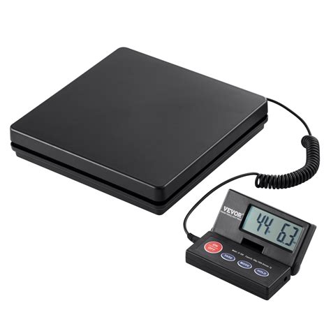 VEVOR Digital Shipping Scale, 110 lbs x 0.07 oz. Heavy Duty Postal Scale with Timer, Tare, Hold ...