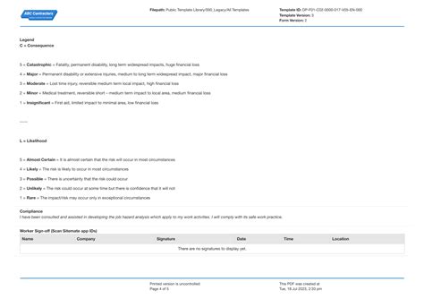 OSHA Job Hazard Analysis template: use the free template