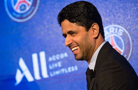 PSG president Nasser Al Khelaifi refuses to comment on rumours linking ...