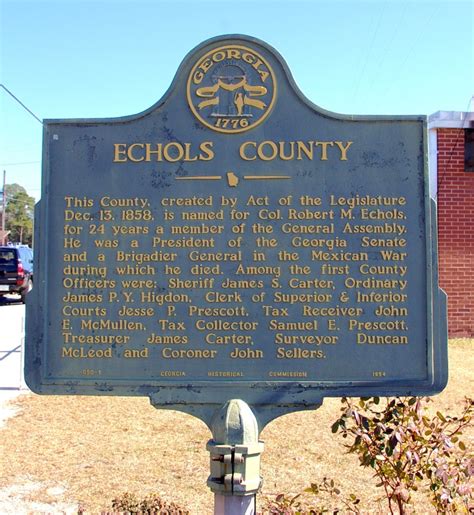 Echols County - Georgia Historical Society