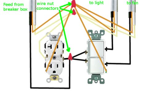 electrical - How can I rewire my bathroom fan, light, and receptacle? - Home Improvement Stack ...