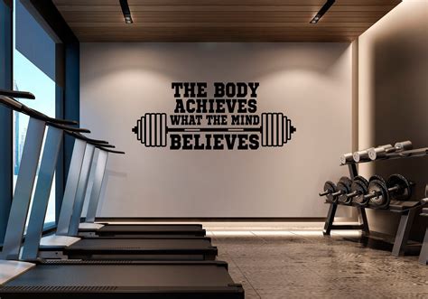Famous Home Gym Wall Decor Ideas References