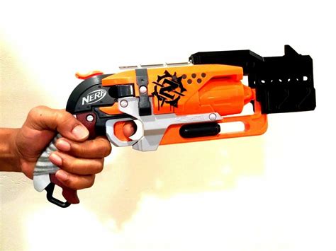 SSWI Custom Tactical Barrel Mod For Nerf HammerShot Slides Right On Hammer Shot – So Sick With It