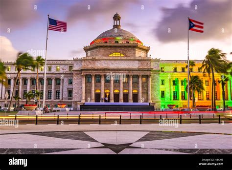 San Juan, Puerto Rico capitol building Stock Photo - Alamy