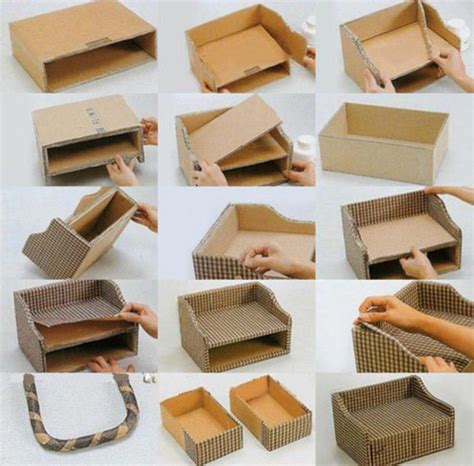 Cardboard Box Design Ideas - Tips To Decorate Your Home With Cardboard Boxes | Boditewasuch