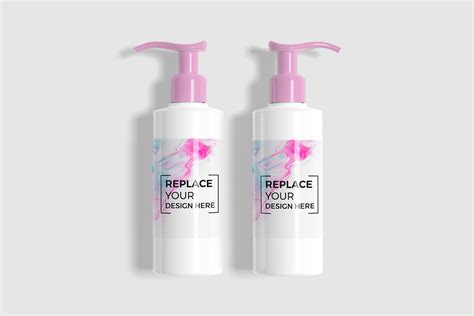 Hand sanitizer bottle mockup on Behance