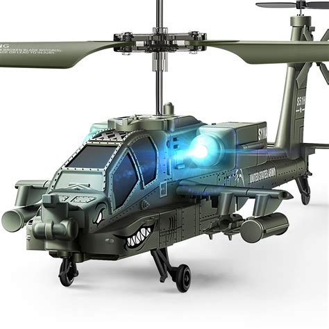 SYMA RC Helicopters, S51H Remote Control Helicopter 2.4GHz Apache Military Army Helicopter Toys ...