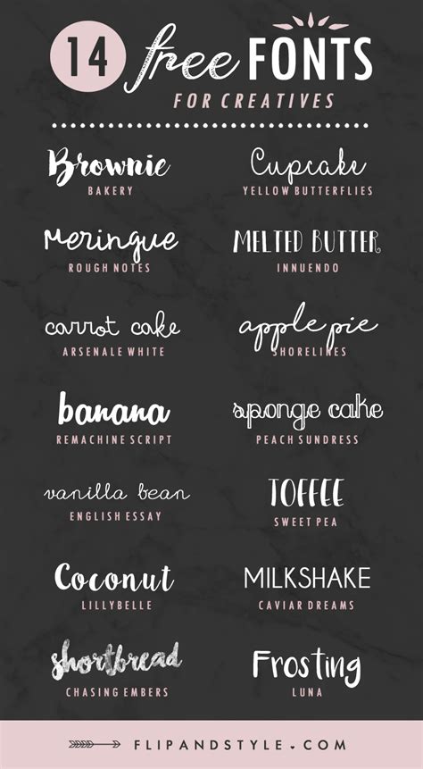 14 Free Fonts For Creatives - FLIP AND STYLE ♥ Australian Fashion ...