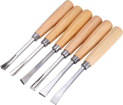 Wood Carving Chisel Set 6pcs Wood Carving Hand Chisels Set Wood Chisel DIY Sharp Woodworking ...