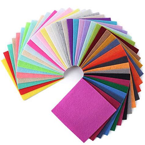 Mr. Pen- Felt, Felt Sheets, 40 Pack, 4 x 4 Inch, Assorted Colors, Felt Sheets for Crafts, Felt ...