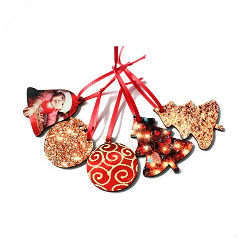 Wholesale Custom MDF Sublimation Ornaments Christmas Manufacturer