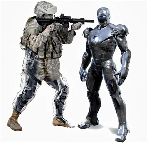 A look into the future military tactics, the Iron Man Armor ...