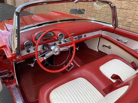 1955 Ford Thunderbird Red & White Interior | Ford Thunderbird forum ...