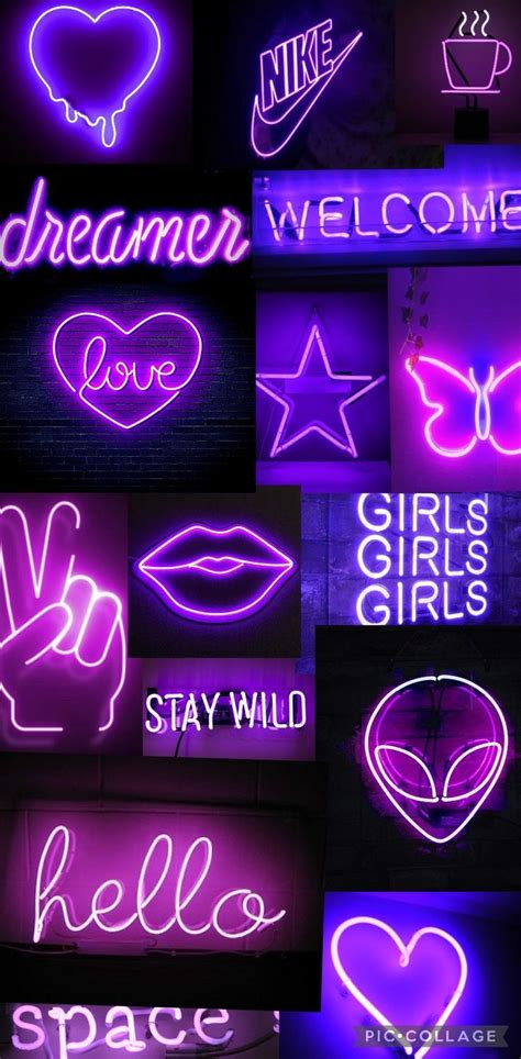 Aesthetic Neon Purple Wallpaper | Neon purple, Purple wallpaper iphone, Cute images for wallpaper