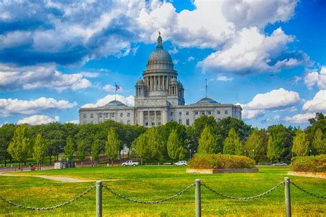 Rhode Island State House Under Cloudy Skies · Free Stock Photo