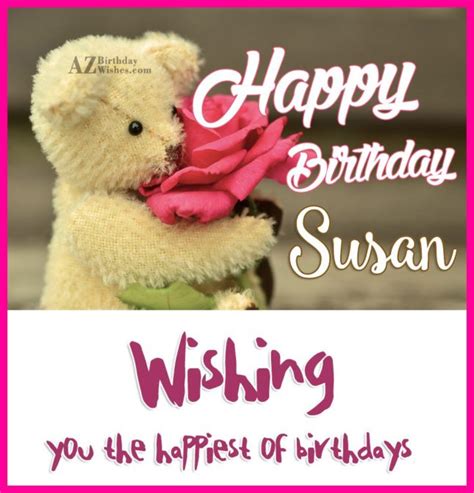 Happy Birthday Susan