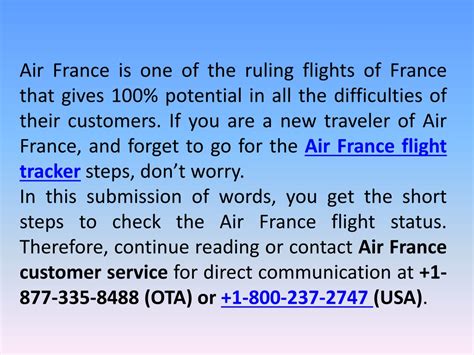 PPT - How to do Air France flight tracker status steps? PowerPoint Presentation - ID:12358046