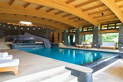 An Extravagant Vermont Vacation House Pool | Pool houses, New england ...