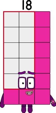 Numberblocks 18 by Numberblocks27 on DeviantArt