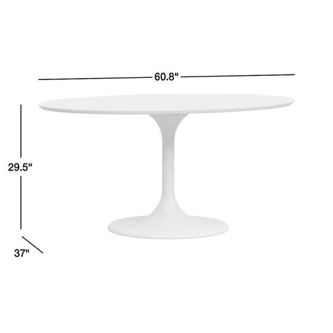 Nero 60" Natural Wood Oval Dining Table + Reviews | Crate & Barrel Canada