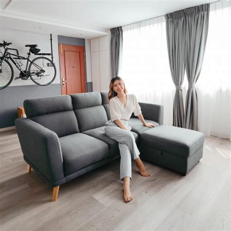 Neuron 3-Seater Sofa - Dark Grey | Comfort Design Furniture