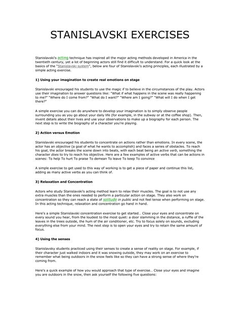 stanislavski exercises (1)