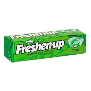 Amazon.com : Freshen-Up Spearmint Gum, 7-Count Packs (Pack of 48 ...