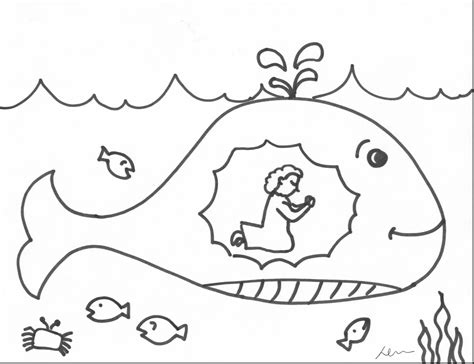 Jonah And The Whale Coloring Page at GetColorings.com | Free printable ...