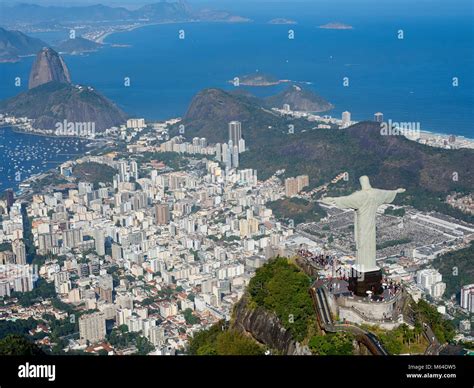 Christ the redeemer aerial hi-res stock photography and images - Alamy