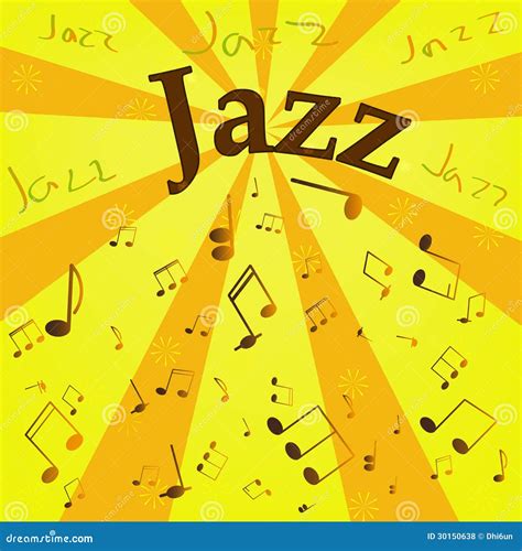 Vector Jazz Background Royalty Free Stock Photos - Image: 30150638