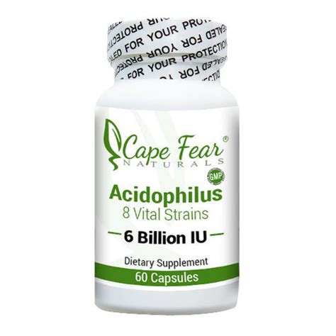 Acidophilus Supplement Pills Online | Lactobacillus Supplements – Cape Fear Naturals, LLC