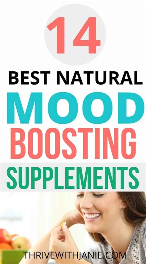 14 Best Mood-boosting Supplements For Better Mental Health - Thrive With Janie