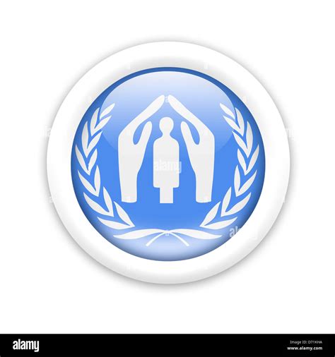 UNHCR / UN Refugee Agency logo symbol icon flag Stock Photo: 55971030 - Alamy