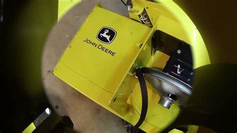 John Deere 44" Snow Blower Belt Replacement - YouTube