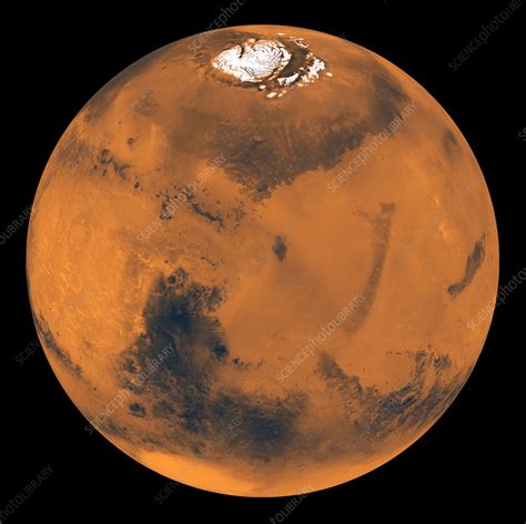 Mars globe - Stock Image - R350/0105 - Science Photo Library